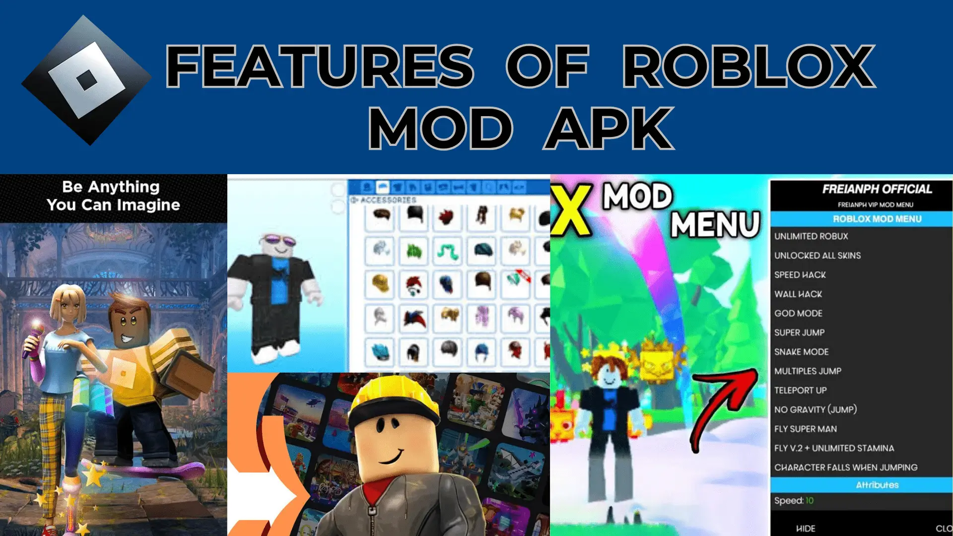 Roblox Mod APK 5 Unlimited Robux of Roblox Mod
