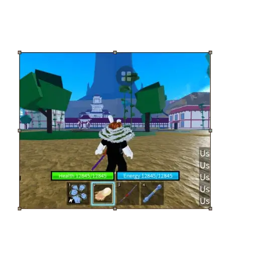 Roblox fighter holding weapon in open arena.