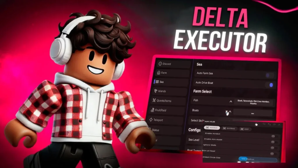 Interface of a third-party Roblox tool used for scripting.