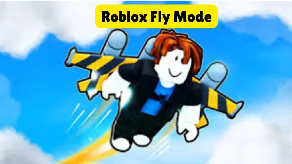 Characrter exploring Roblox world in fly mode